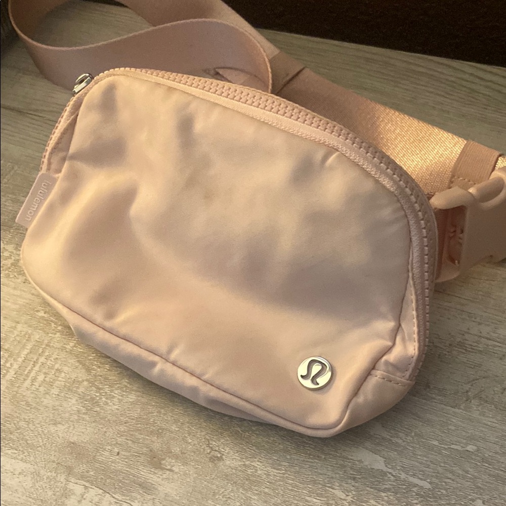 Lululemon Athletica Pink Crossbody Bag with Adjustable Strap